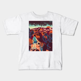 West Texas Desert UFO Kids T-Shirt